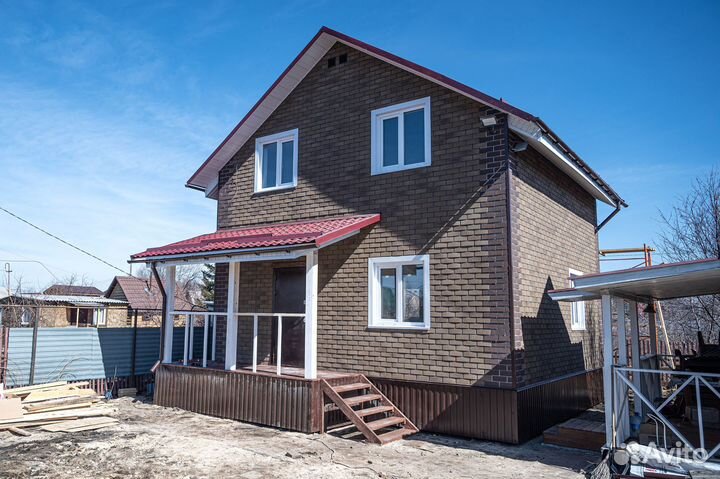 Каркасный дом с коммуникациями 95 кв.м 000403