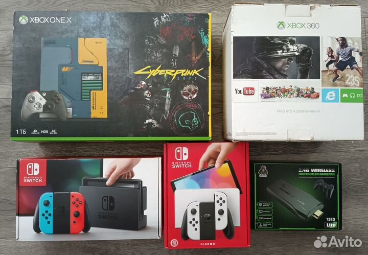 Коллекция Xbox, Nintendo, PlayStation