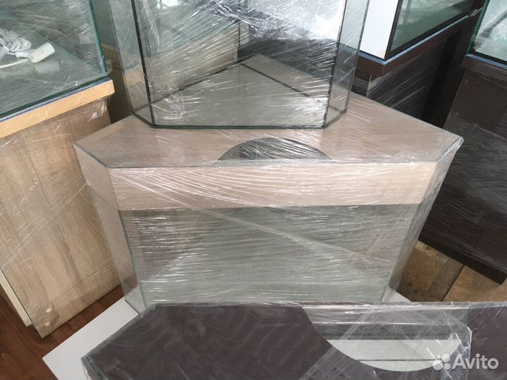 Аквариум угловой 150л