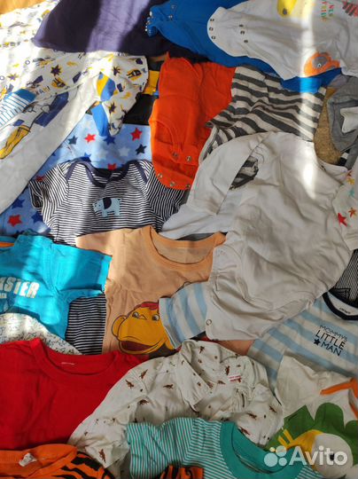 Детские вещи пакетом 9-18 мес