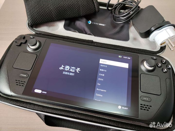 Портативная игровая консоль Valve Steamdeck 512gb