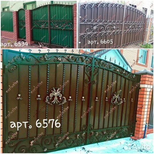 Кованые ворота