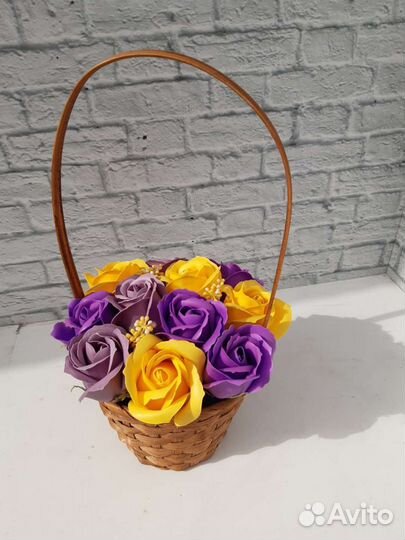 Букет, мыльные цветы