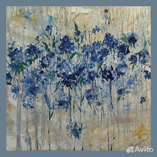 Картина ручной работы. Акрил, масло