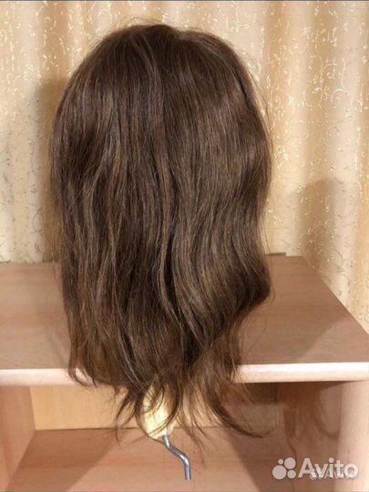 Учебная парикмахерская болванка(голова) нат.волос