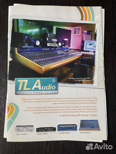 Ламповый микрофонный предусилитель TLAudio Ivory 2