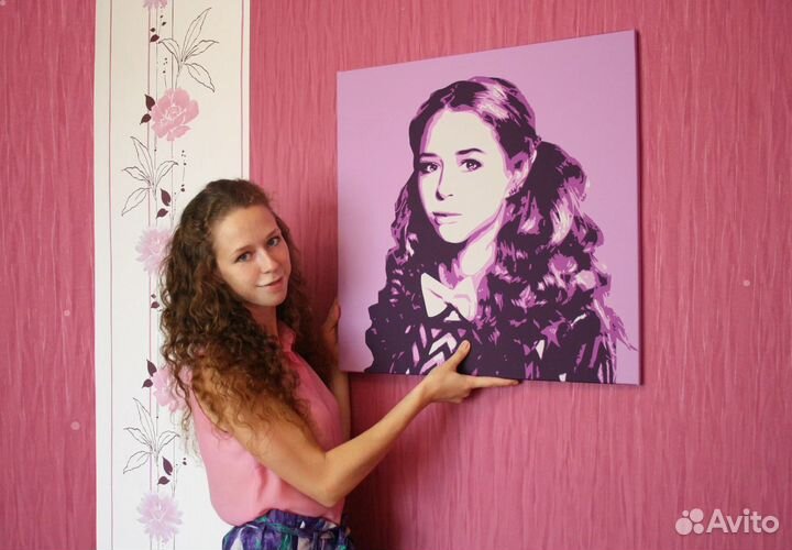 Портрет на холсте 40х60