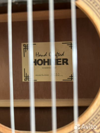 Классическая гитара Hohner HC03, 3/4