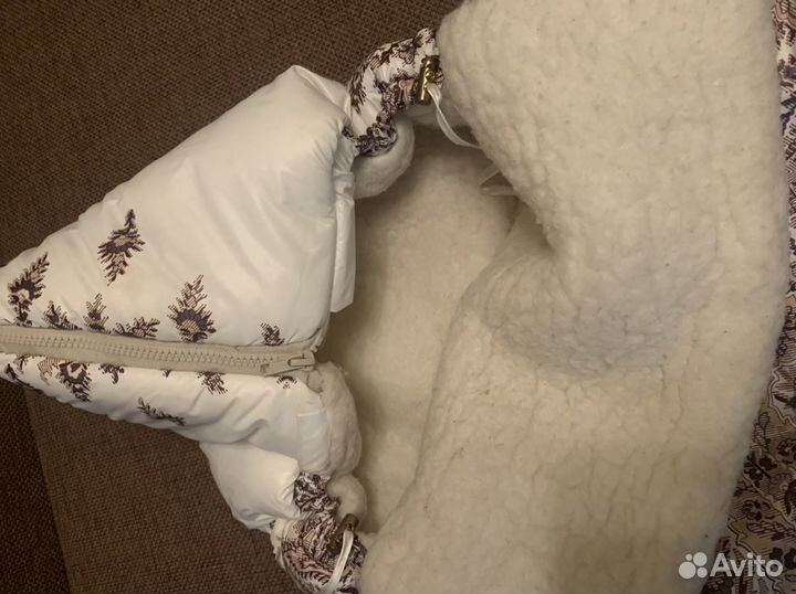 Овчинный конверт в коляску