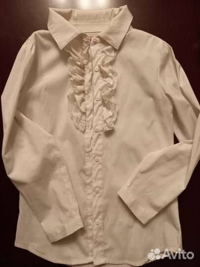 Рубашка для девочки блузка 122
