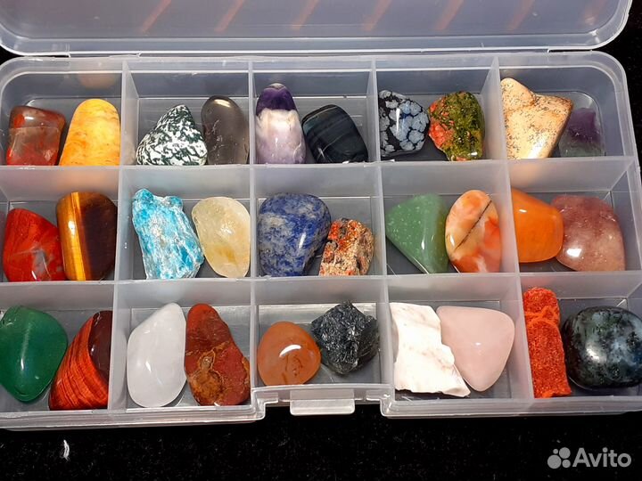 Коллекция камней-минералов натуральных