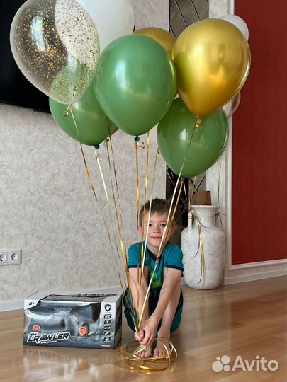 Воздушны, гелевые шарики, коробка сюрприз,доставка