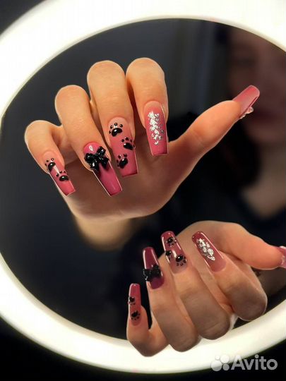 Маникюр с покрытием гель-лаком