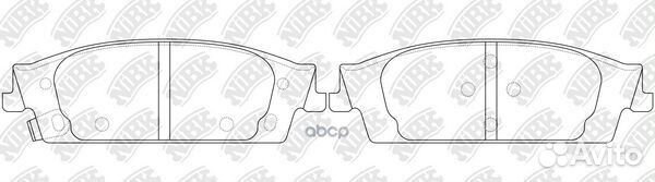 Колодки задние nibk PN0657 PN0657 NiBK