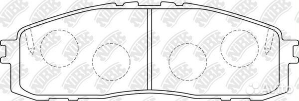 Колодки тормозные дисковые
