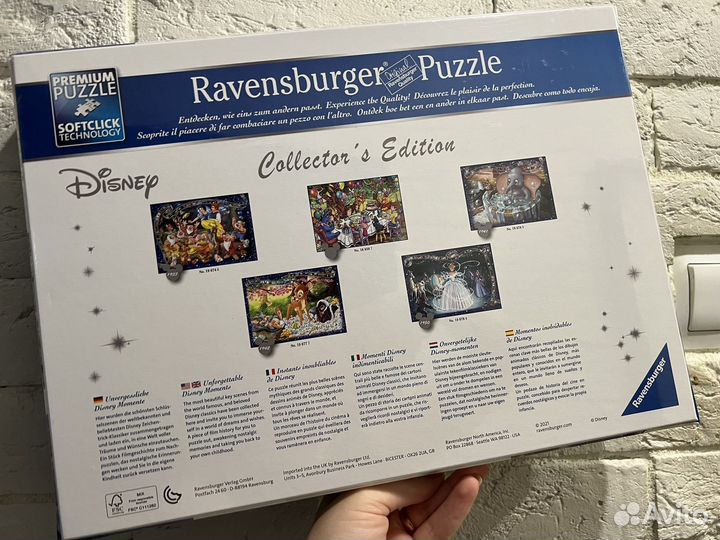 Пазлы ravensburger Disney новый