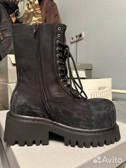 В наличии Balenciaga canvas Stomper boots