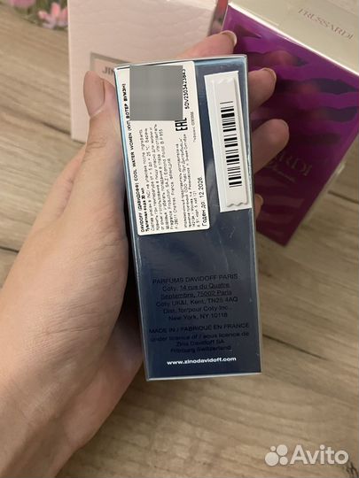 Оригинал новый парфюм davidoff cool water