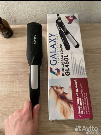 Выпрямитель для волос galaxy новый