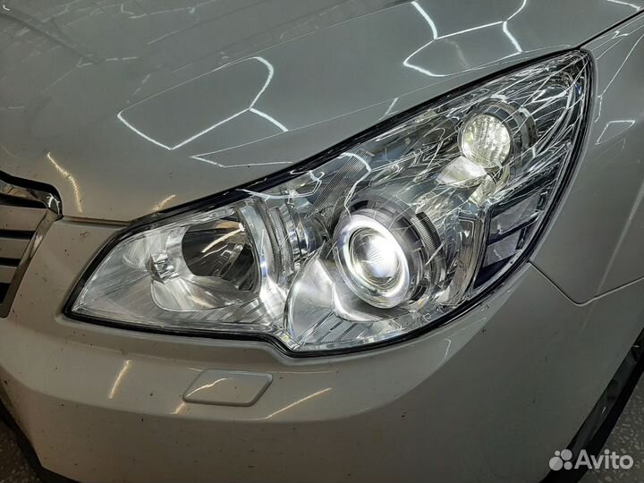 Bi-Led линзы на Subaru Outback