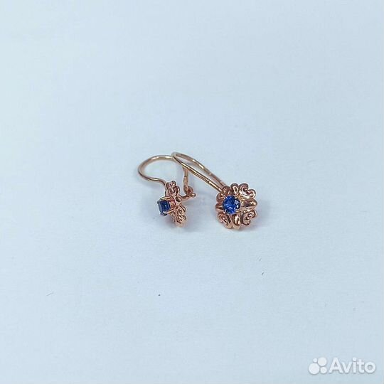 Золотые серьги
