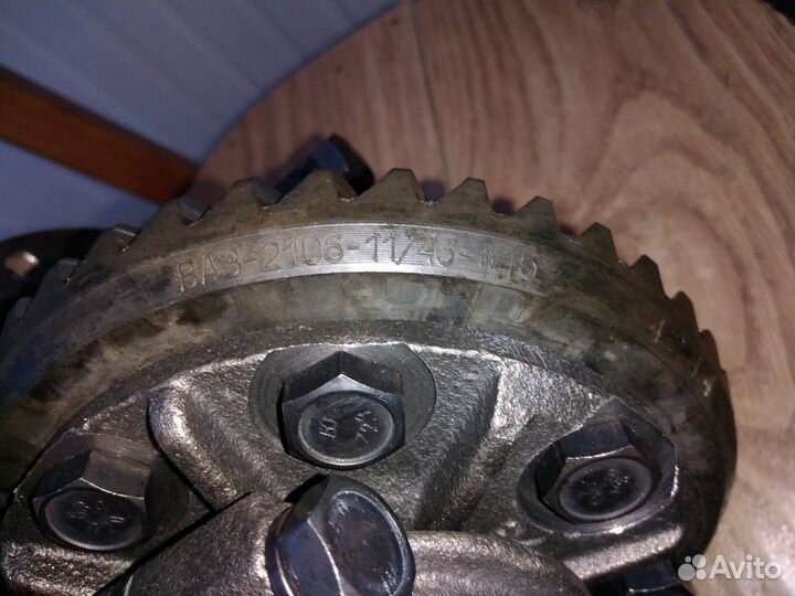 Задний редуктор шнива ваз пара 2106 11/43 3,9