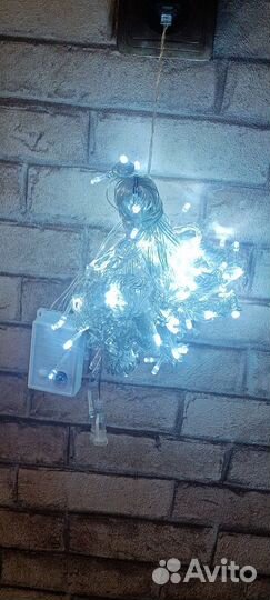 Гирлянда штора 3х2 новая