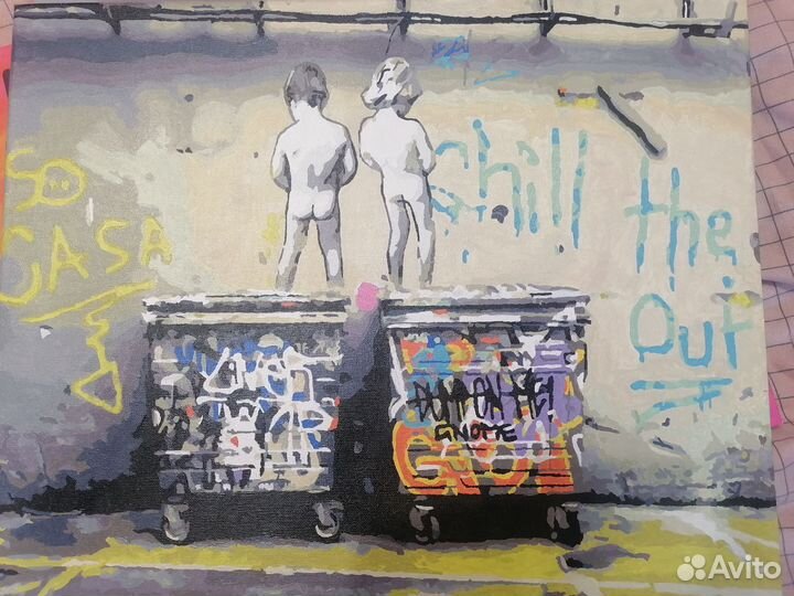 Картины по номерам раскрашенная