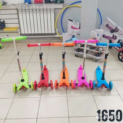 Самокат 3-х колёсный