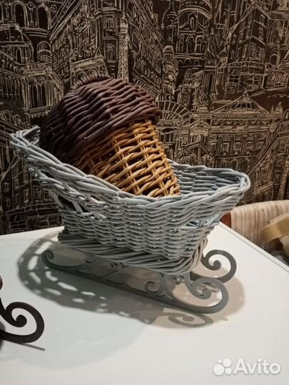Корзина плетеная