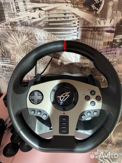 Игровой руль dexp Wheelman Pro