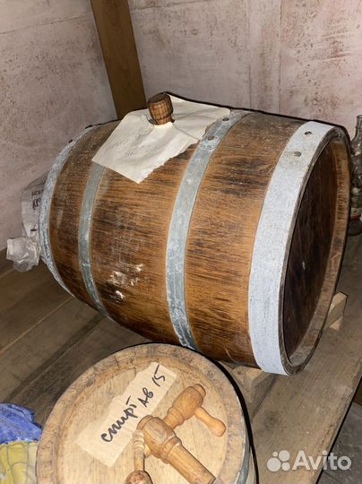 Деревянный боченок для вина 8л 50л 120л