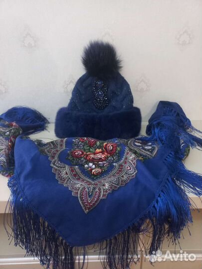 Шапка норковая женская