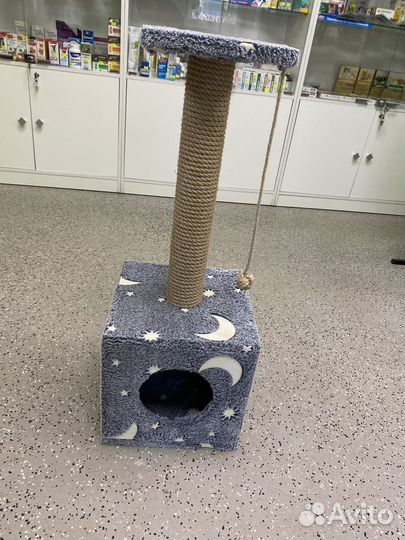 Домик для кошки с когтеточкой от