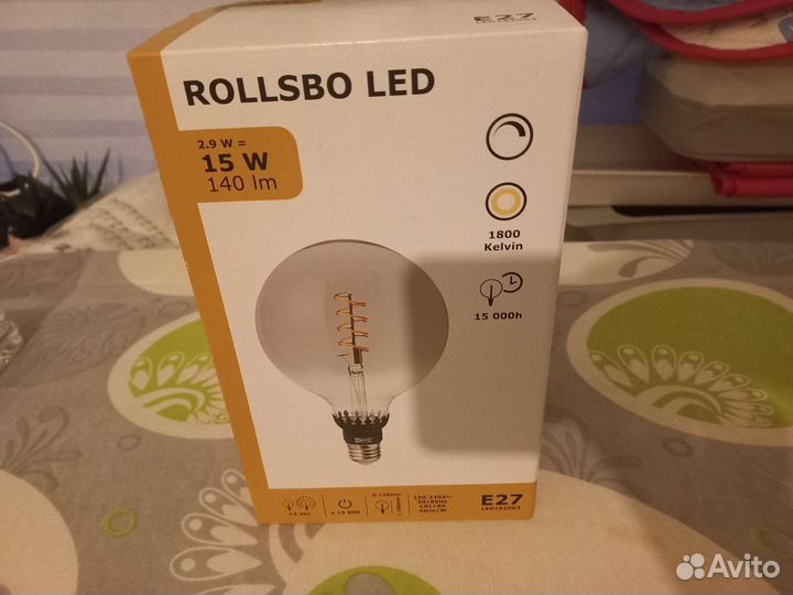 Светодиодная лампа ретро Е27