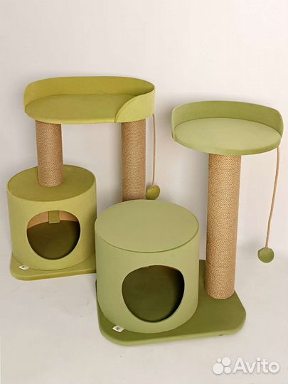 Домик с когтеточкой для кошки