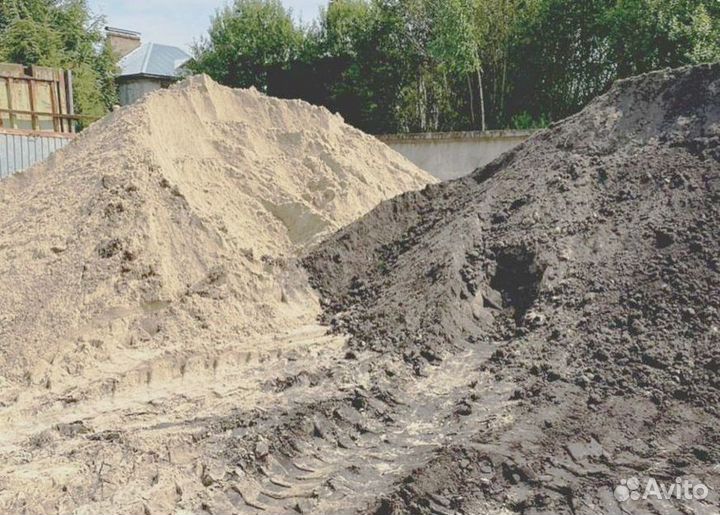 Песок карьерный