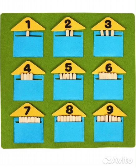 Развивающая игра на изучение цифр и счета