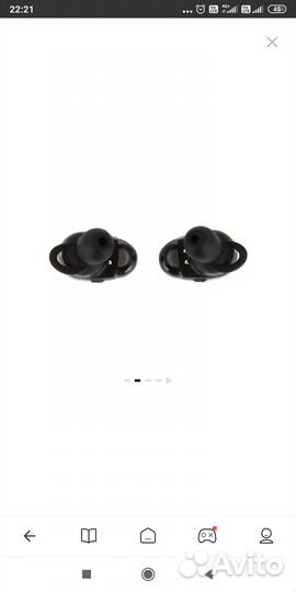 Наушники Sony WF-1000X, цвет черный