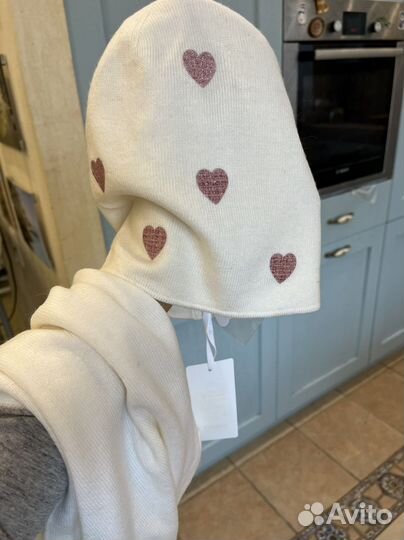 Комплект: шапочка бини и снуд