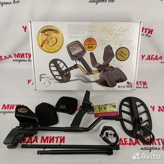 Б/У Металлоискатель Fisher F75 Black Edition