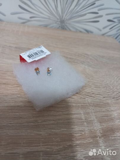 Серьги золотые 585 пробы