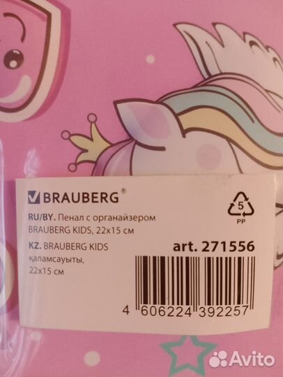 Пенал с органайзером brauberg 22х15