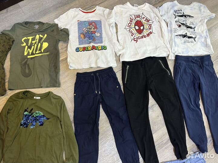 Вещи пакетом на мальчика 116 122 128