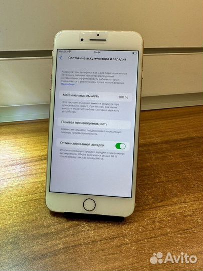 iPhone 8 Plus 64gb с отпечатком. Аккумулятор новый