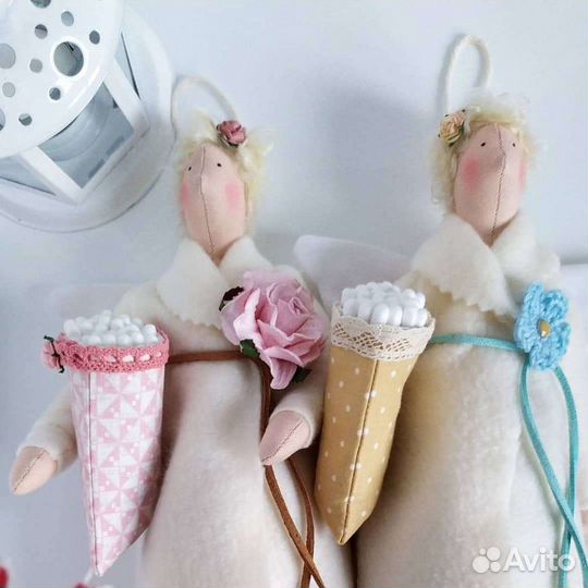 Кукла-хранительница ватных палочек и дисков