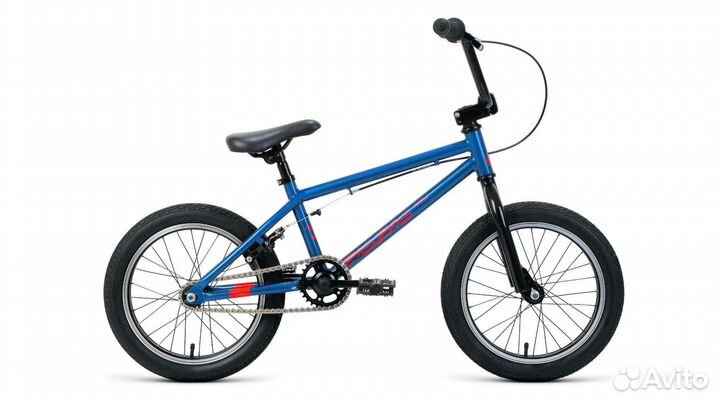 Велосипед Forward Zigzag BMX d-16 (2021) синий/ора