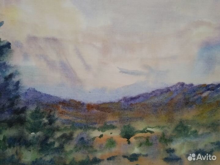 Картина акварелью 