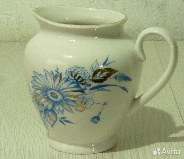 Фарфоровый молочник лфз СССР