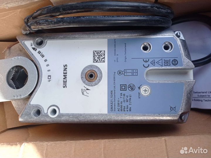 Привод воздушной заслонки Siemens gma 321e/4n